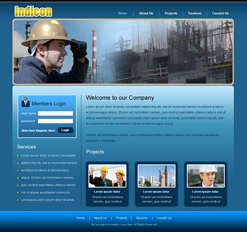 website themes