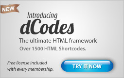 Introducing: dCodes HTML Framework dCodes HTML Framework