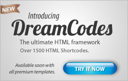 Introducing: DreamCodes HTML Framework DreamCodes HTML Framework