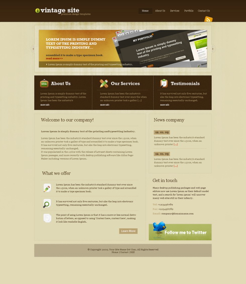6567 - Flash - CSS Personal - Flash CSS Templates - DreamTemplate
