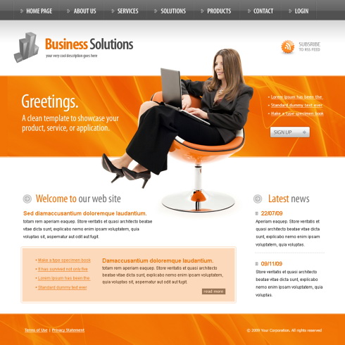 Technical Website Templates Free Download