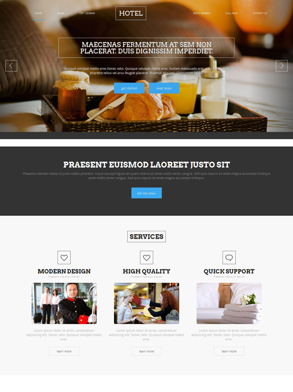 Hotel Reservation Website Template Travel Hotel Website Templates