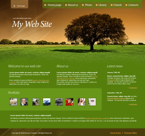 Nature Website Templates - prntbl.concejomunicipaldechinu.gov.co