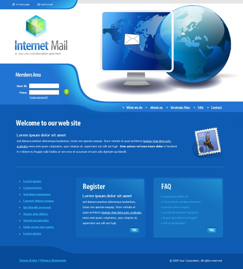 4383 Internet Website Templates DreamTemplate