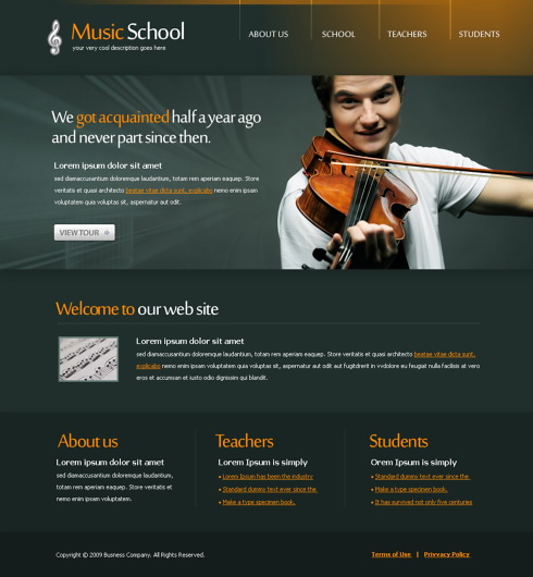 Школа музыки сайт