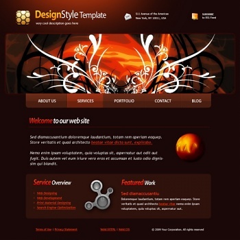 Abstract - Website Templates - DreamTemplate