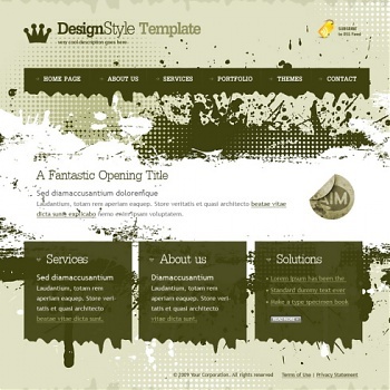 Abstract - Website Templates - DreamTemplate