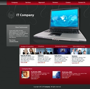 Computers Technology Website Templates DreamTemplate