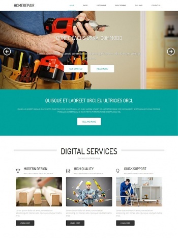 Home Renovation Website Templates DreamTemplate