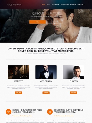 Male Fashion - Website Templates - DreamTemplate