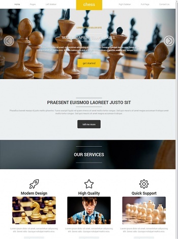 html5 templates chess free download with css