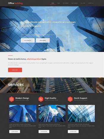 Office Building - Website Templates - DreamTemplate