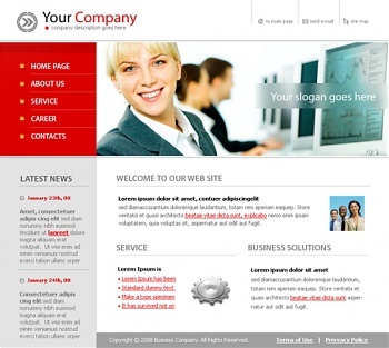 Clean & Corporate - Website Templates - DreamTemplate