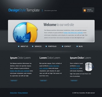 Web 2.0 Style - Website Templates - DreamTemplate