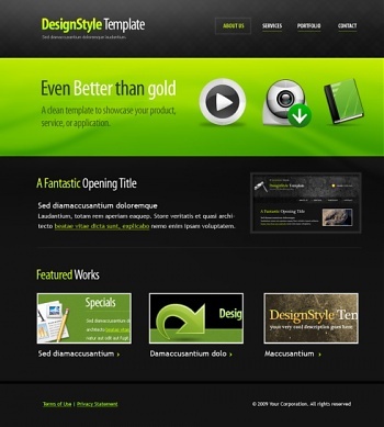 Web 2.0 Style - Website Templates - DreamTemplate