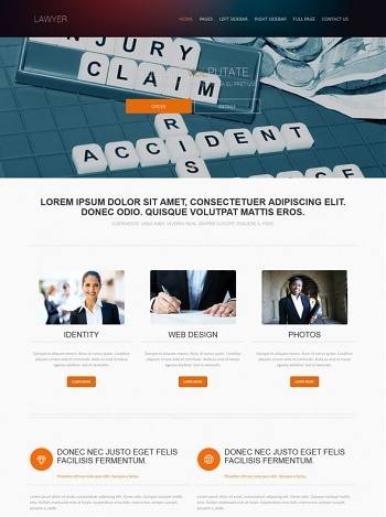 Law - Website Templates - DreamTemplate