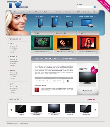Electronics & Gadgets - Website Templates - DreamTemplate