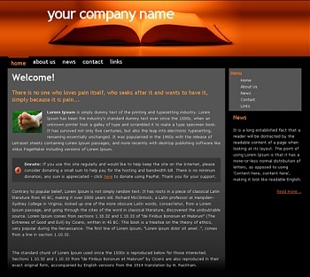 Simple Personal CSS Templates - Free Website Templates - DreamTemplate